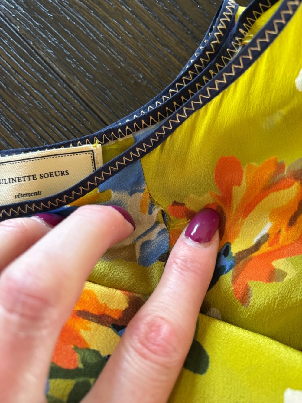 Moulinette Soeurs 100% silk floral dress - Picture 5 of 12